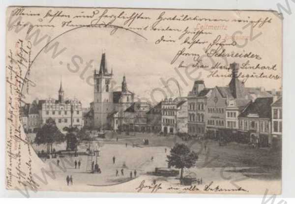  - Litoměřice (Leitmeritz), náměstí, kostel, DA