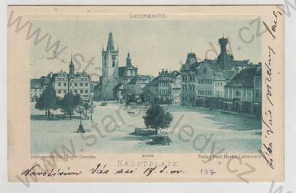  - Litoměřice (Leitmeritz), náměstí, kostel, DA