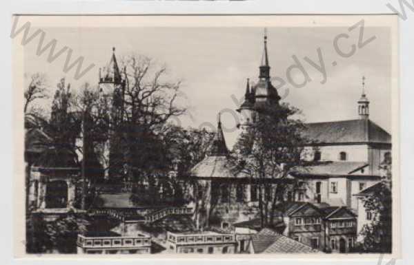 - Teplice, částečný záběr města, kostel