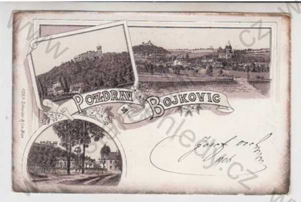  - Bojkovice (Uherské Hradiště), více záběrů, celkový pohled, Buchlov, koláž, DA