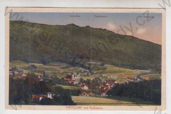  - Hejnice (Haindorf) - Liberec, celkový pohled, kolorovaná