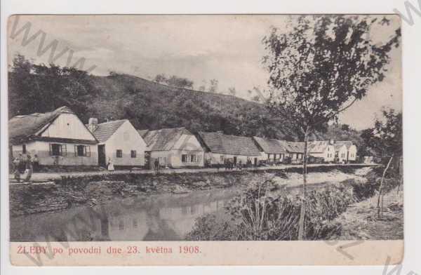  - Žleby - po povodni 23. května 1908