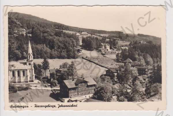  - Jánské Lázně (Johannisbad) - evangelický kostel a okolí