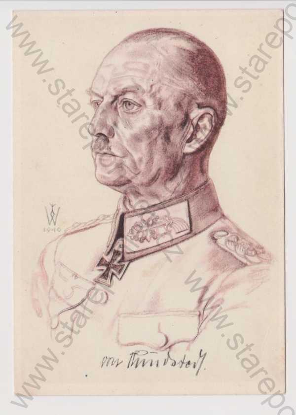  - W. Willrich - generál, portrét, velký formát