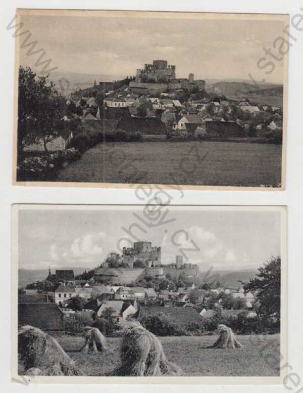  - 2x Rábí (Klatovy), Šumava, hrad, celkový pohled