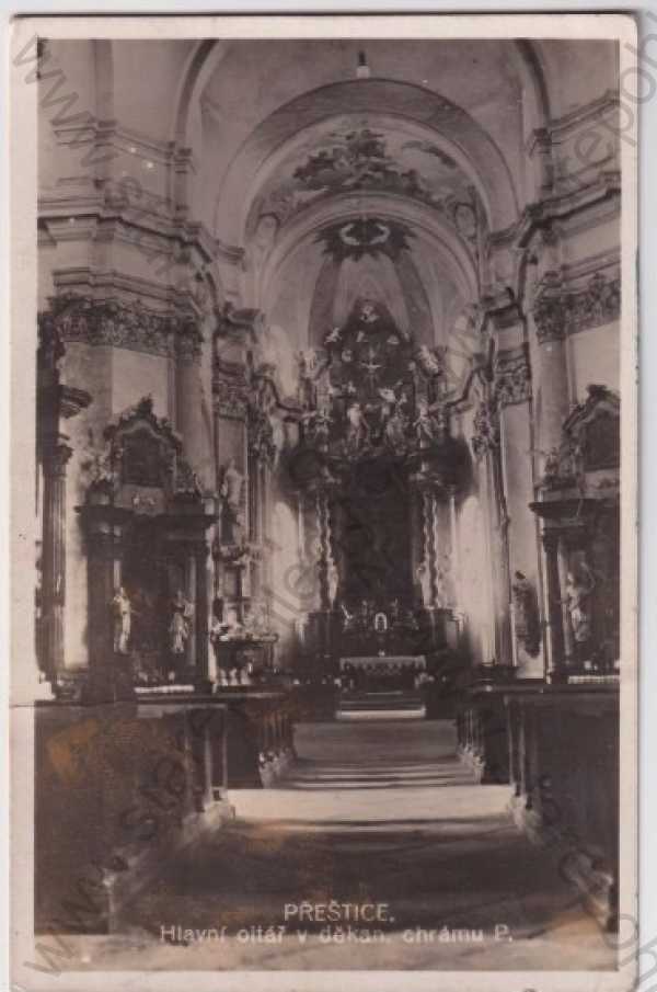  - Přeštice (Plzeň), kostel, interiér, oltář