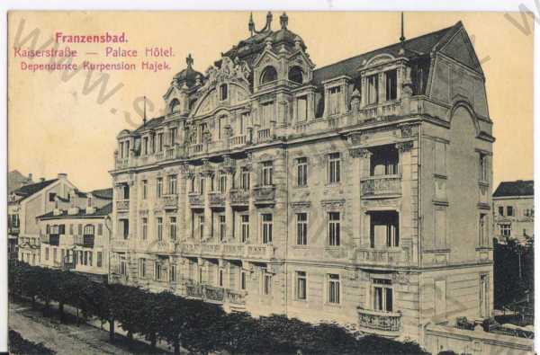  - Františkovy lázně - Franzensbad (Cheb - Eger) Hotel, penzion Hájek, Kaisestrasse