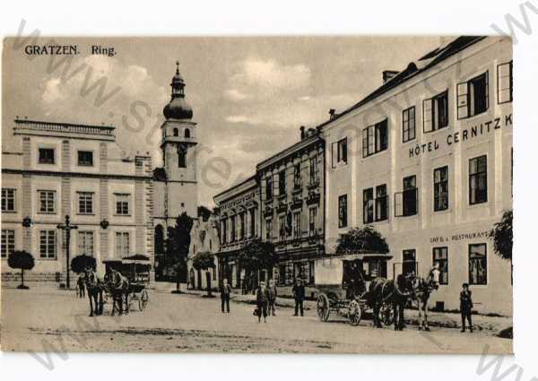  - Nové Hrady České Budějovice, náměstí, hotel