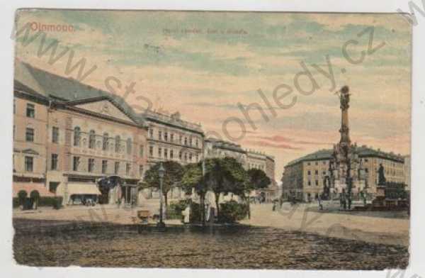  - Olomouc, náměstí, kolorovaná