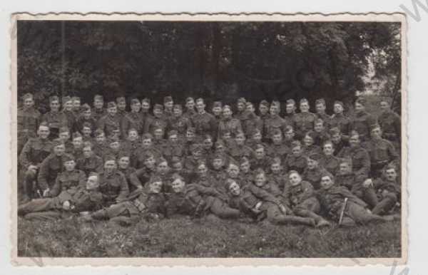 - Vojenství, skupinový portrét, uniforma, 1. světová válka