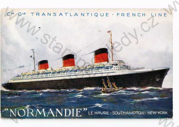  - SS Normandie, parník