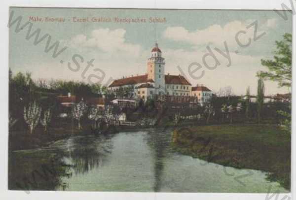  - Moravský Krumlov (Mähr. Krummau) - Znojmo, zámek, kolorovaná