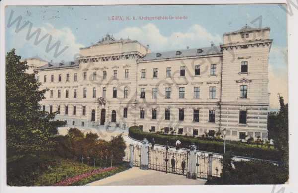  - Česká Lípa (Leipa) - okresní soud, kolorovaná