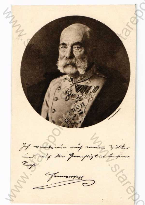  - František Josef I.,portrét