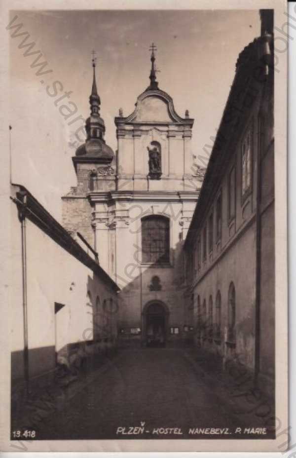  - Plzeň - Pilsen, kostel Nanebevzetí Panny Marie, Bromografia