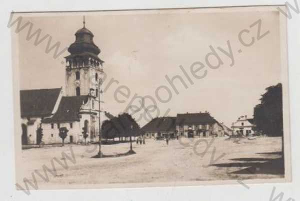  - Lázně Bechyně (Tábor), náměstí, kostel
