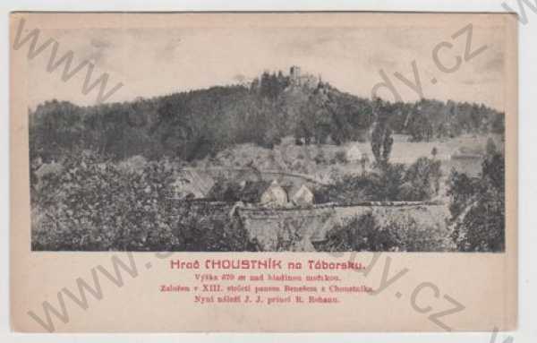  - Choustník (Tábor), hrad, zřícenina