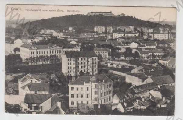  - Brno (Brünn), celkový pohled, Špilberk (Spilberg), hrad
