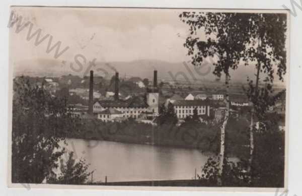  - Zábřeh (Hohenstadt) - Šumperk, továrna, částečný záběr města