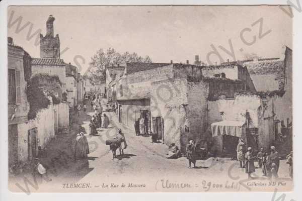  - Alžírsko - Tlemcen - La Rue de Mascara
