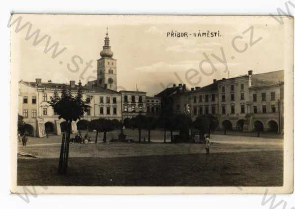  - Příbor, Nový Jičín, náměstí, obchody