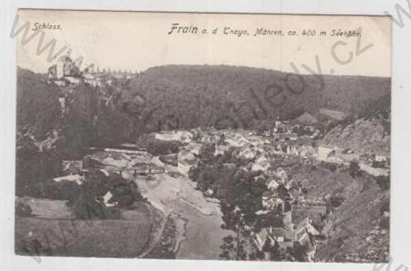  - Vranov Nad Dyjí (Frain a.d. Thaya) - Znojmo, zámek, částečný záběr města