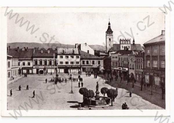  - Lipník nad Bečvou, Přerov, náměstí, obchody, Fototypia