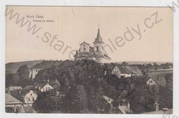  - Nová Paka (Jičín), klášter, částečný záběr města