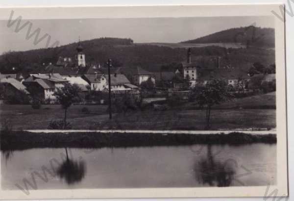  - Trhanov (Domažlice), celkový pohled, rybník