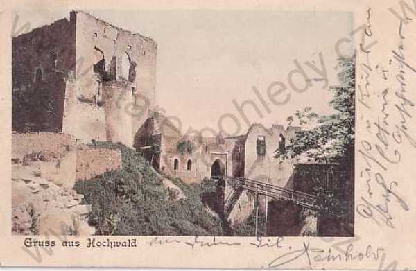 - Hukvaldy - Hochwald (Frýdek Místek), zřícenina hradu, DA