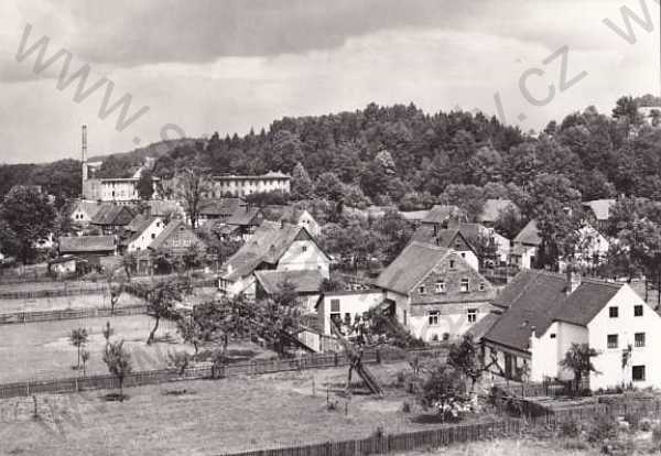  - Višňová - Minkovice (Liberec), pohled z výšky, továrna