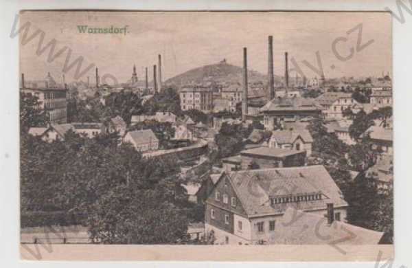  - Varnsdorf (Warnsdorf) - Děčín, částečný záběr města