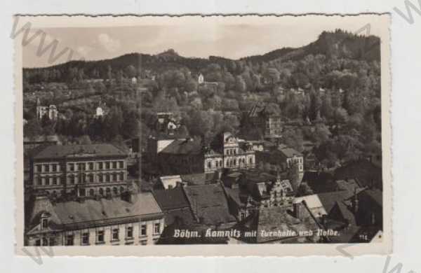  - Česká Kamenice (Böhm. Kamnitz) - Děčín, částečný záběr města