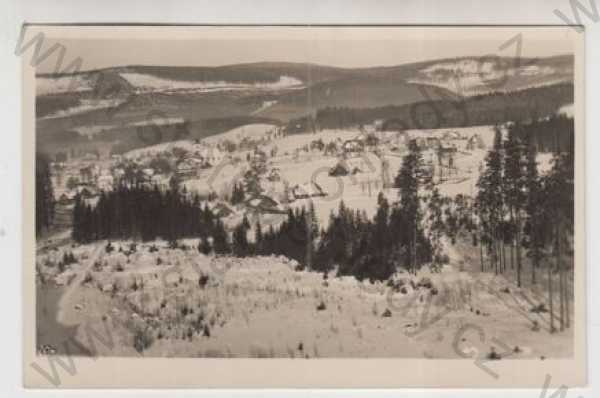  - Harrachov (Harrachsdorf) - Semily, celkový pohled, sníh, zimní
