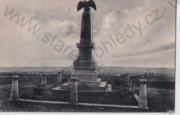  - Bojiště u Hradce Králové, Chlum - Kulm, Sadová (Hradec Králové) 1866, pomník padlým I. armádního sboru na Chlumu