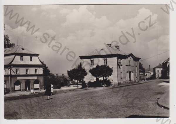  - Kamenický Šenov (Steinschönau) - náměstí, foto Miškovský, velký formát