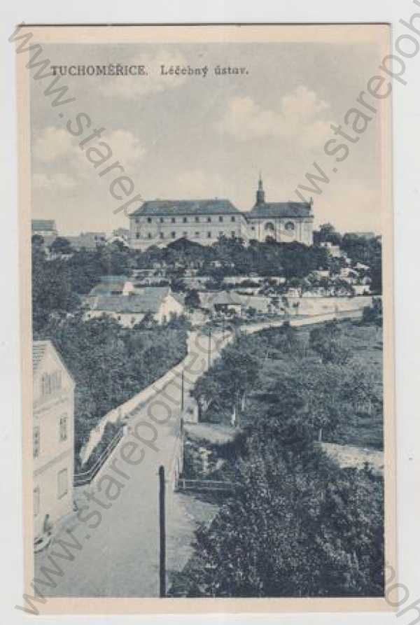  - Tuchoměřice (Praha - západ), léčebný ústav, částečný záběr města
