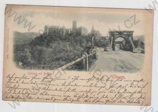  - Sokolov (Elbogen), zámek, most, DA
