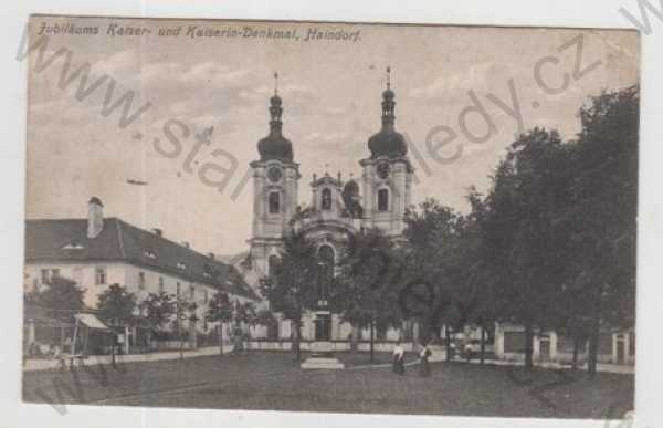  - Hejnice (Haindoerf) - Liberec, náměstí, kostel