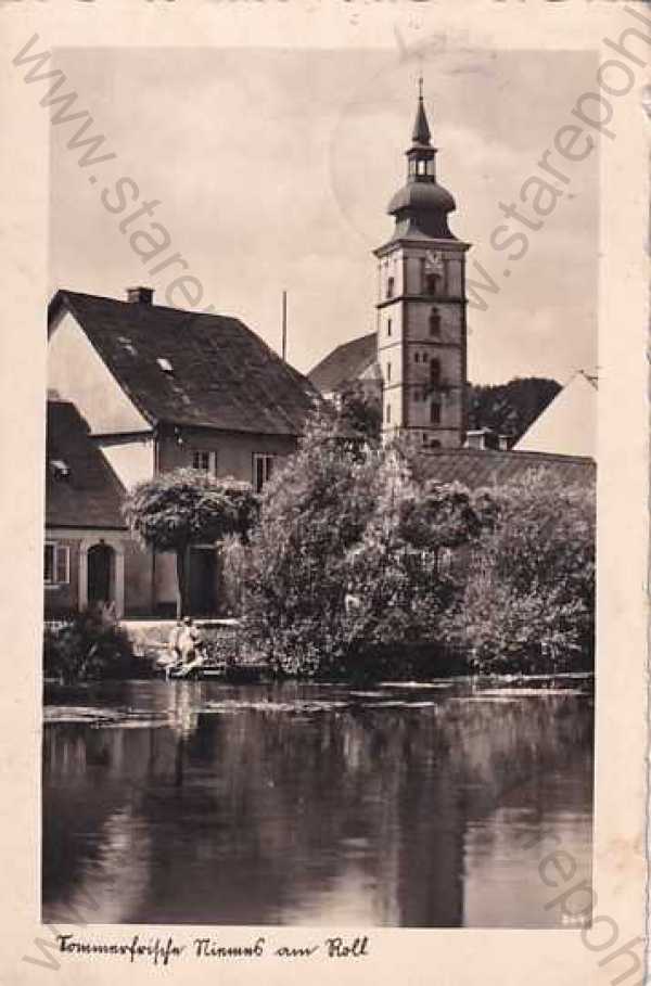  - Mimoň (Česká Lípa), kostel, řeka