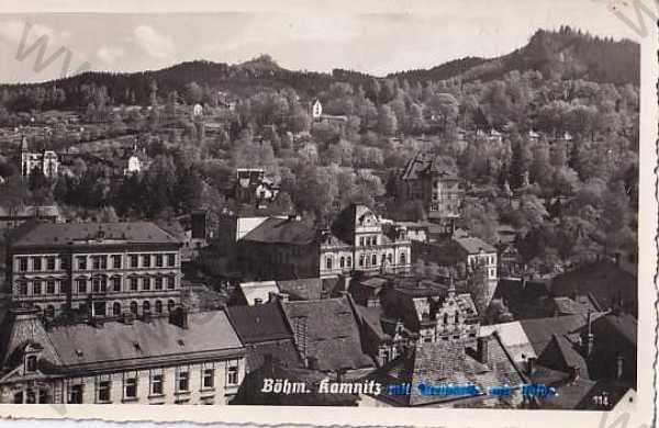  - Česká Kamenice - B. Kamnitz (Děčín), celkový pohled, domy
