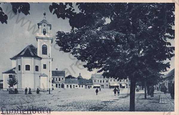  - Břeclav, náměstí, kostel