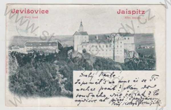  - Jevišovice (Jaispitz) - Znojmo, Starý hrad (Altes Schloss), DA