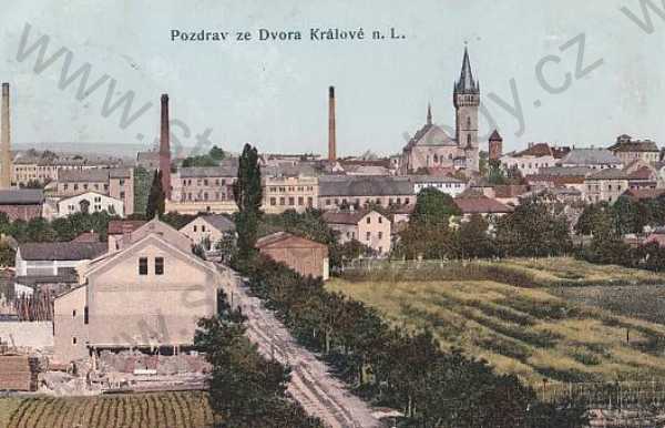  - Dvůr Králové nad Labem (Trutnov - Trautenau) kolorováno, celkový pohled