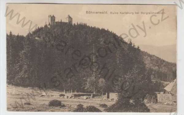  - Kašperk (Ruine Karlsburg) - Klatovy, Kašperské hory (Bergreichenstein), hrad, zřícenina, foto J.Seidel