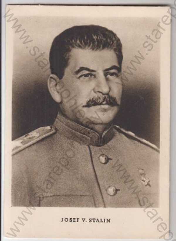 - Josef V. Stalin, portrét, uniforma
