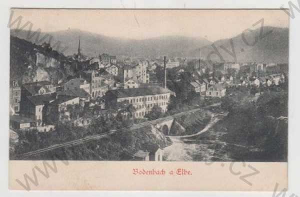  - Děčín (Bodenbach), částečný záběr města