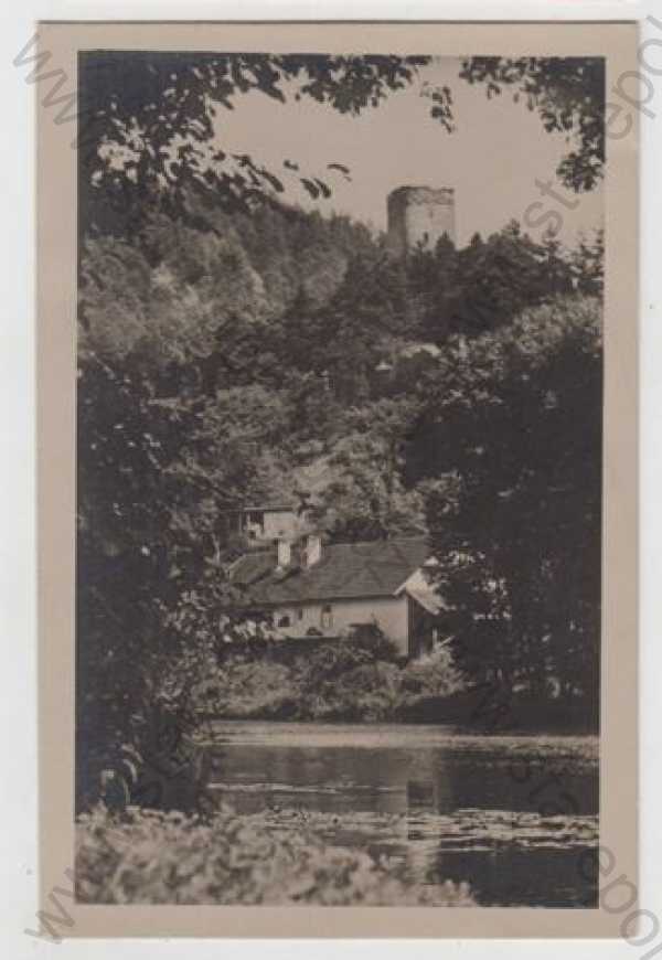  - Libštejn na Berounce (Rokycany), hrad, řeka