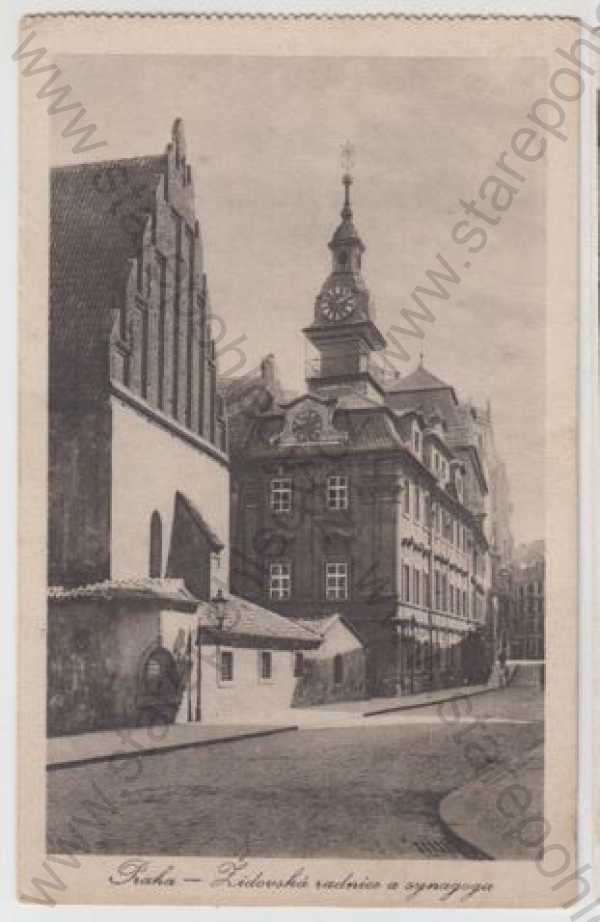  - Praha 1, Židovská synagoga, radnice