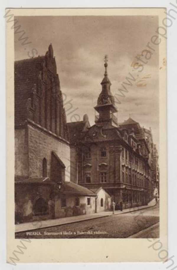  - Židovské Město (Praha 1), radnice, škola